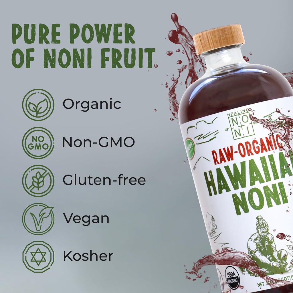 Healing Noni Raw Organic Noni Juice 32oz Y76786