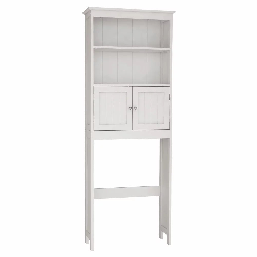 Over The Toilet Storage Cabinet with 2 Doors, White E9825