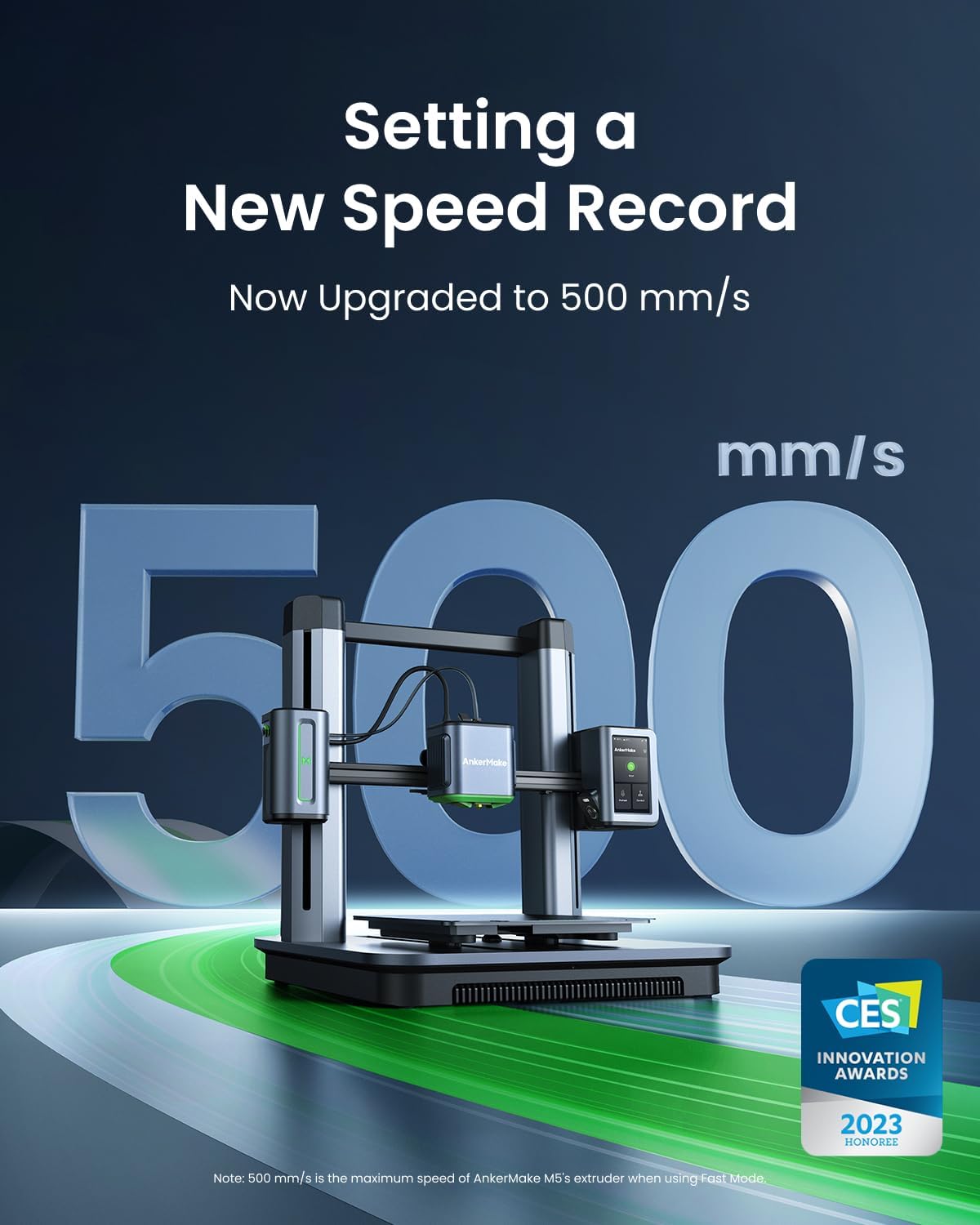 AnkerMake M5 3D Printer, High Speed 500 mm/s, AI Camera, Auto-Leveling P5336