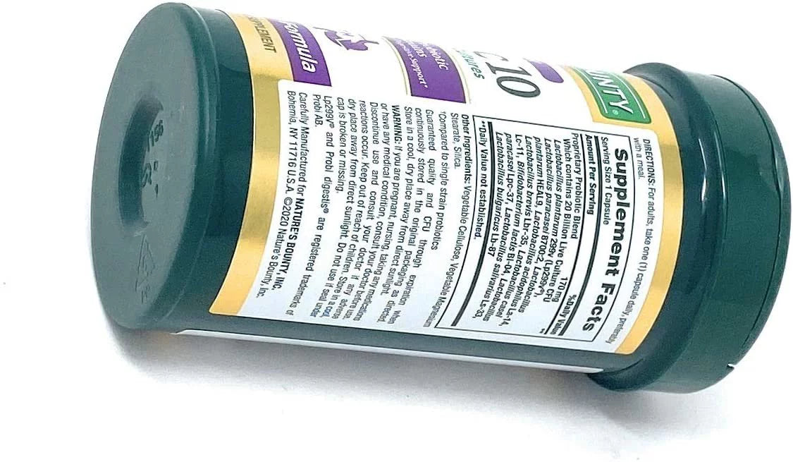 Nature's Bounty Ultra Strength Probiotic 10, 70 Capsules O4670