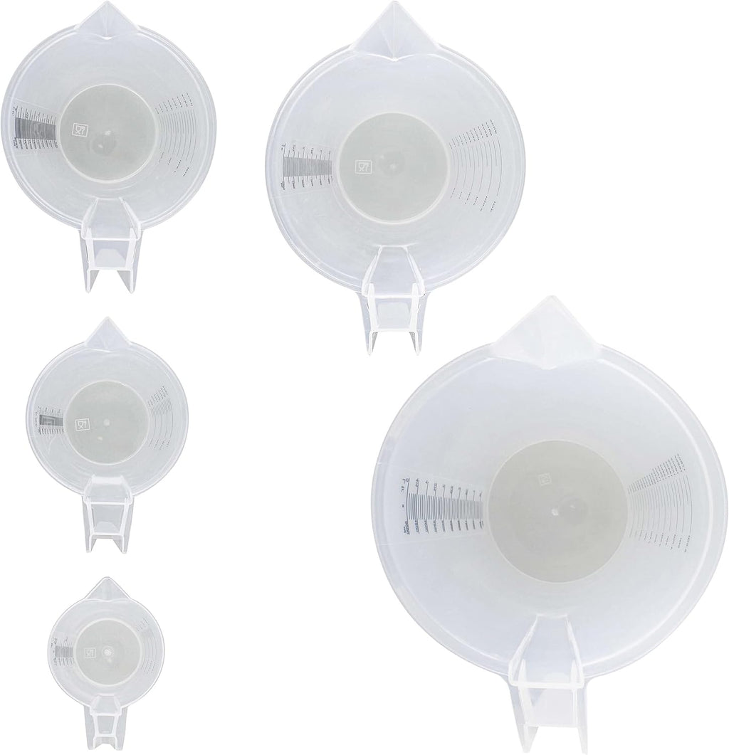 ABN 5 Piece Graduated Paint Mixing Pitchers, Quart and Gallon Sizes D2342