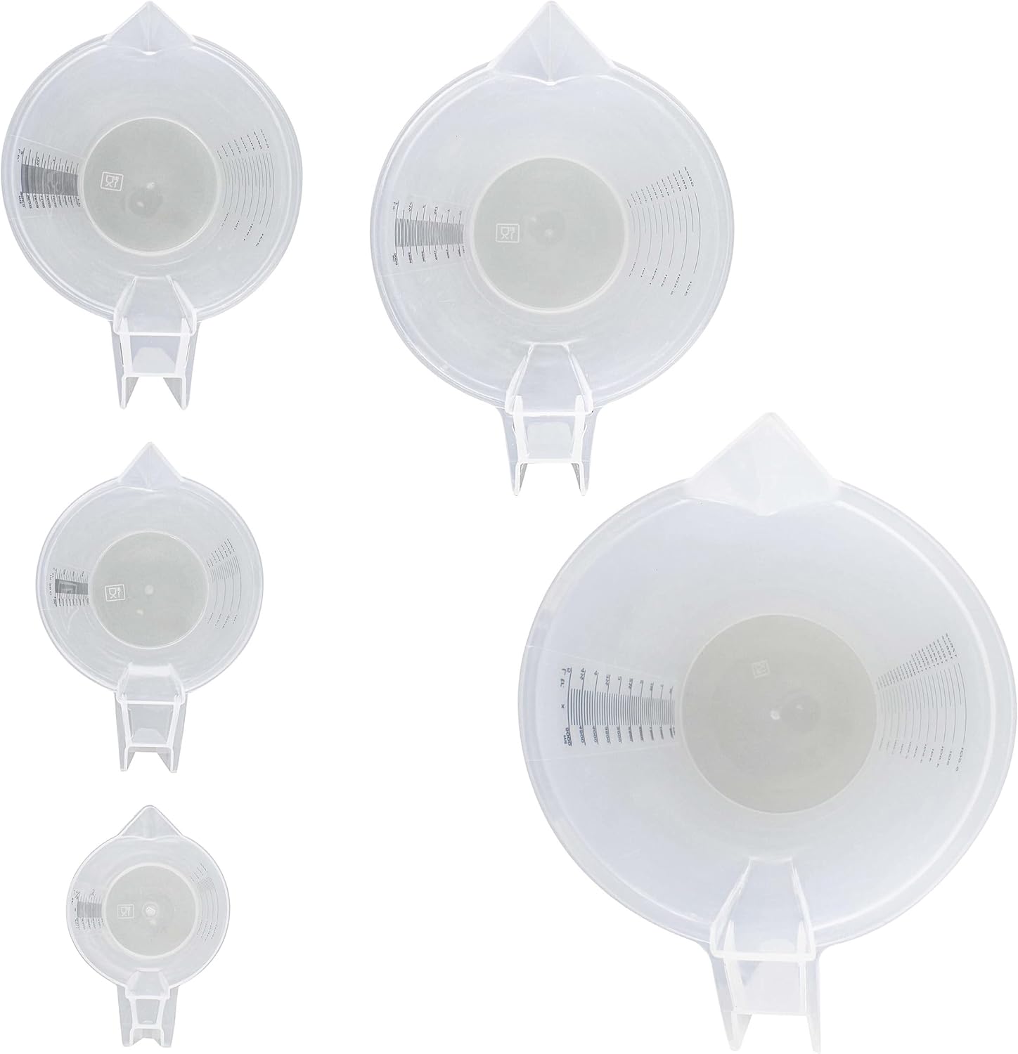 ABN 5 Piece Graduated Paint Mixing Pitchers, Quart and Gallon Sizes D2342