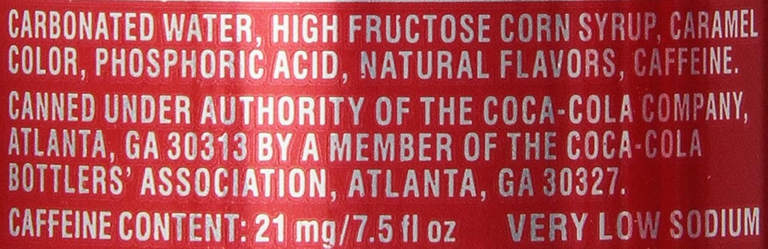 Coca-Cola Classic Mini-Can 7.5 oz, 24 Pack Y34050