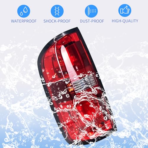 Tail Light Assembly Compatible with 2015-2022 Chevy Colorado Halogen Left Driver Side U3405