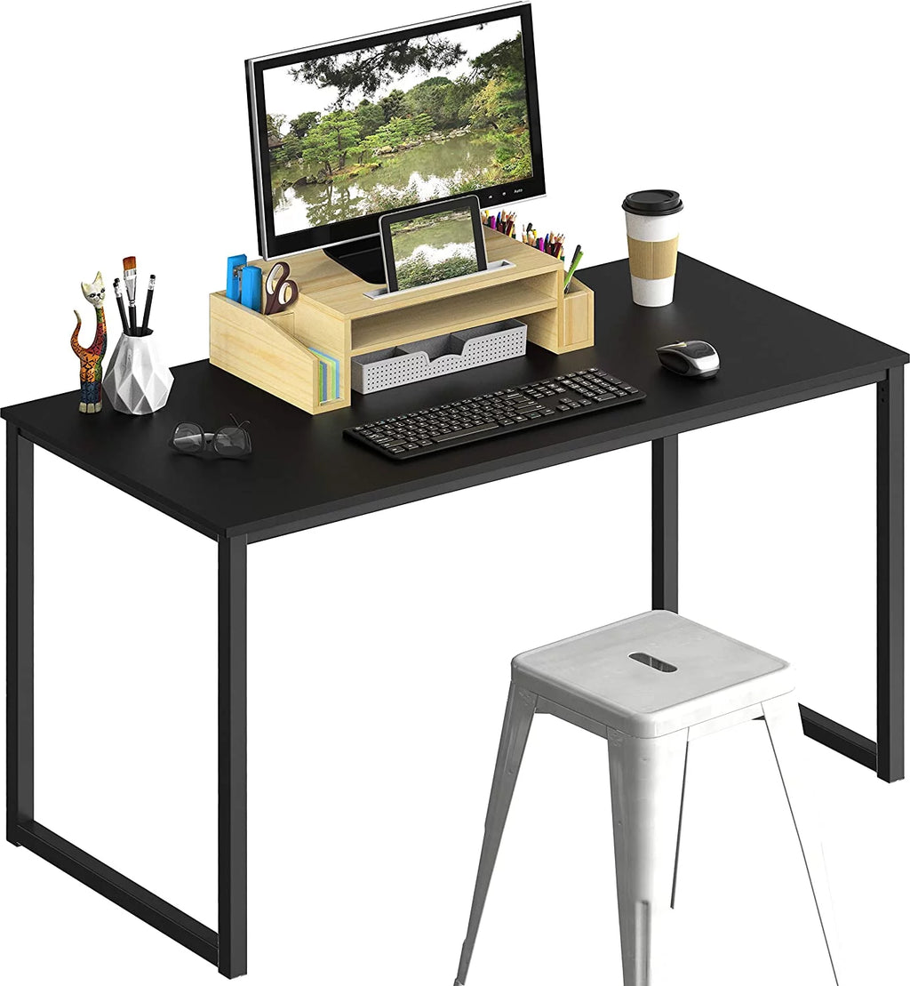 SHW Home Office 48-Inch Computer Desk, Black V8699