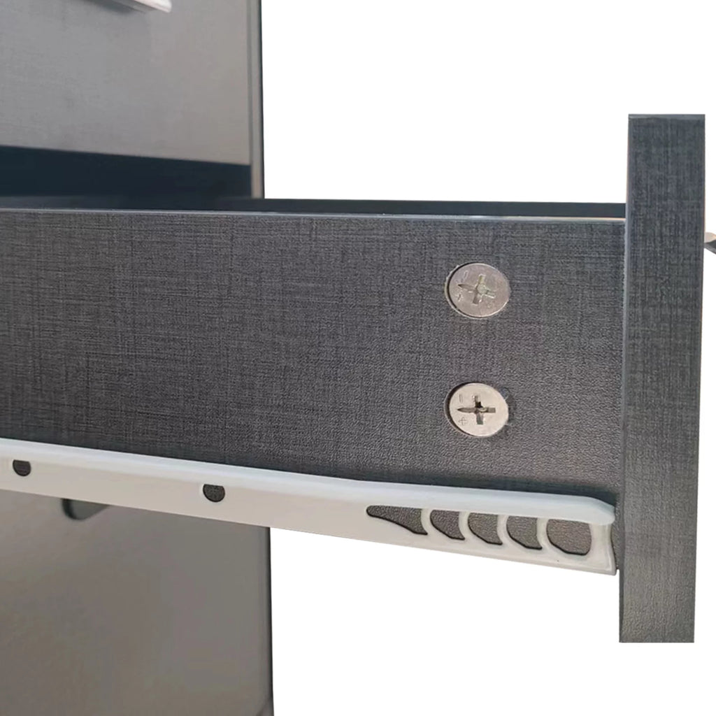 Wood File Cabinet with Coded Lock, Mobile Lateral Printer Stand U113465