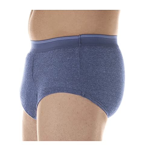 Wearever Incontinence Underwear for Men, Reusable Washable Briefs, Maximum Absorbency, Pack of 3, Small H6337