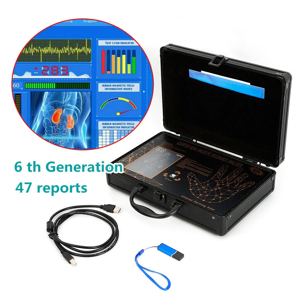 DENEST Quantum Magnetic Resonance Body Analyzer Black M4941