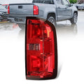 AUTOWIKI Tail Light Assembly for 2015-2022 Chevy Colorado, Red Clear Lens Taillights Brake Lamp OEM Style Replacement for 15-22 Colorado Driver Left Side 1pcs