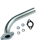 YAMAKATO Predator 212cc Exhaust Pipe for Predator NON-HEMI & HEMI 196cc 6.5hp Honda Gx160 Gx200 Coleman Ct200u-ex Bt200x Go Kart Engine Mini Bike Performance Parts