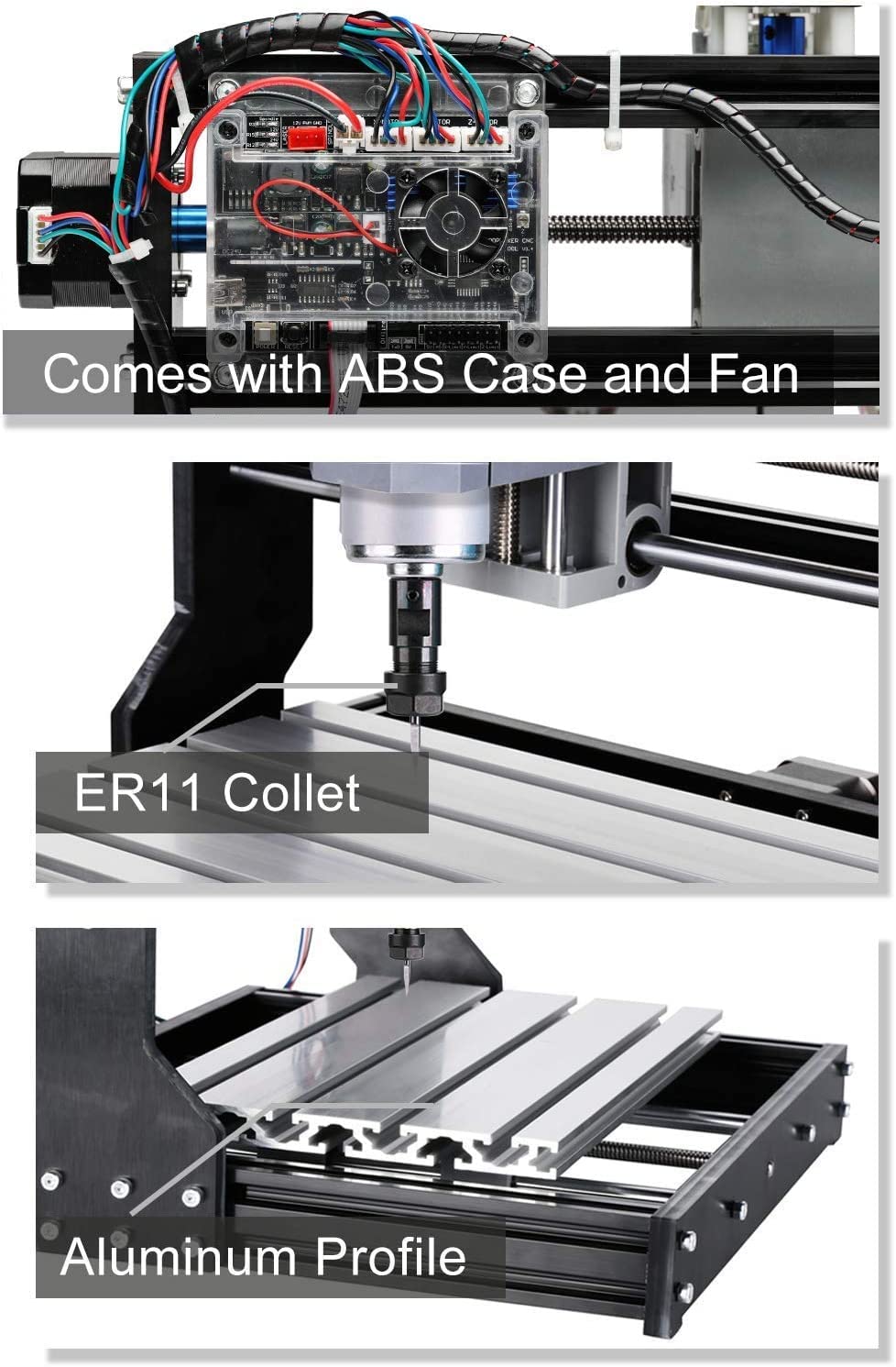 Genmitsu CNC 3018-PRO Router Kit with Brushless Motor Spindle M8695