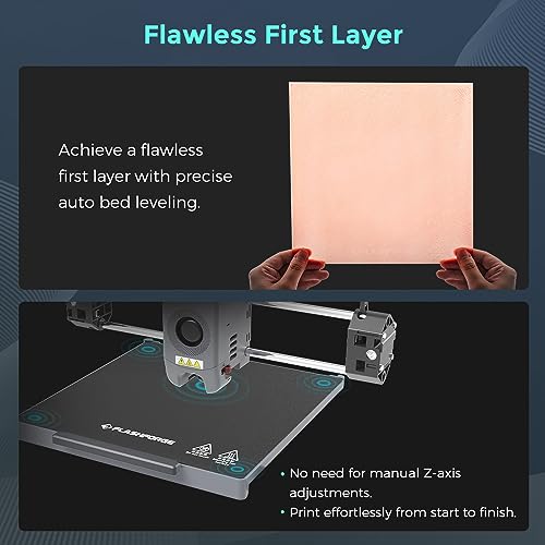 FLASHFORGE Adventurer 5M 3D Printer with Auto Leveling, 600mm/s High-Speed, Quick-Detach Nozzle B85467