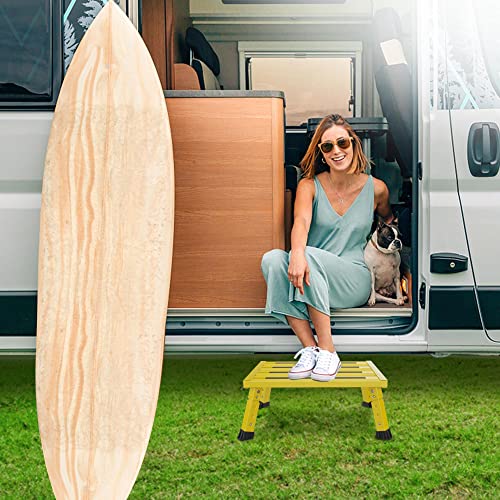 3-Level Adjustable Aluminum Folding RV Steps, 1000 lb Capacity G461