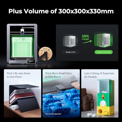 Creality Ender 3 V3 SE 3D Printer, 250mm/s, CR Touch Auto Leveling, 8.66x8.66x9.84 inch W770