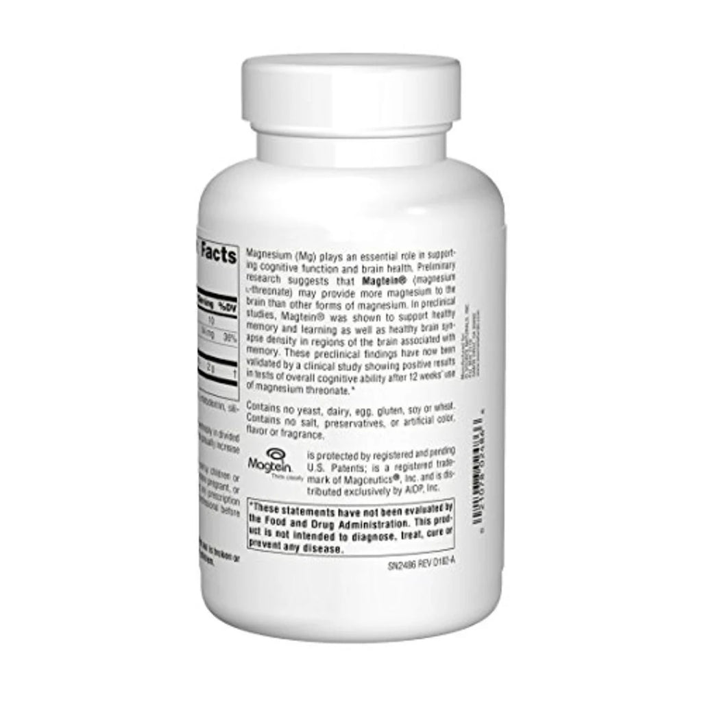 Source Naturals Magtein Magnesium L-Threonate 667 mg, 180 Capsules O8190