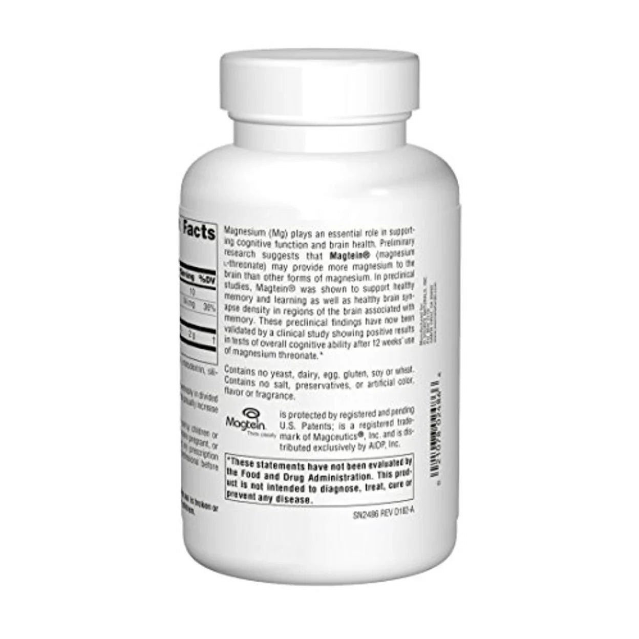 Source Naturals Magtein Magnesium L-Threonate 667 mg, 180 Capsules O8190
