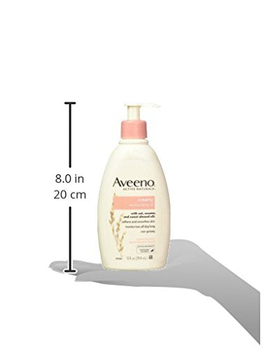 Aveeno Creamy Oil Daily Body Moisturizer, Non-Greasy, 12 fl. oz F934