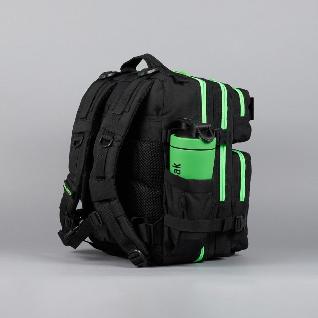 WOLFpak 25L Backpack Black Neon Green F56904