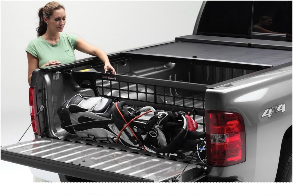 Roll-N-Lock CM262 Cargo Manager Rolling Truck Bed Divider For Use Only w Covers Cargo Manager Rolling Truck Bed Divider