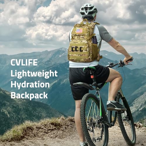 CVLIFE Tactical Hydration Backpack 3L with Water Bladder K23953
