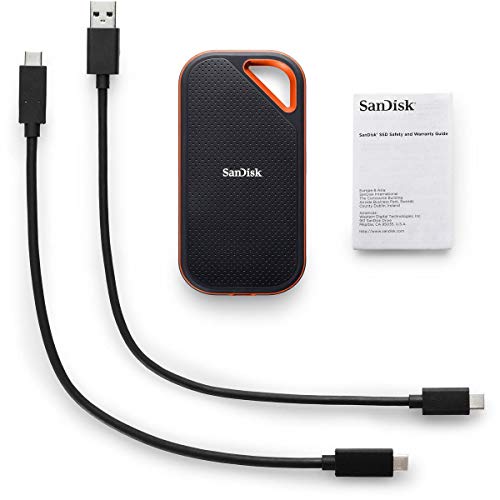 SanDisk 2TB Extreme PRO Portable External SSD - USB-C, USB 3.1 A296