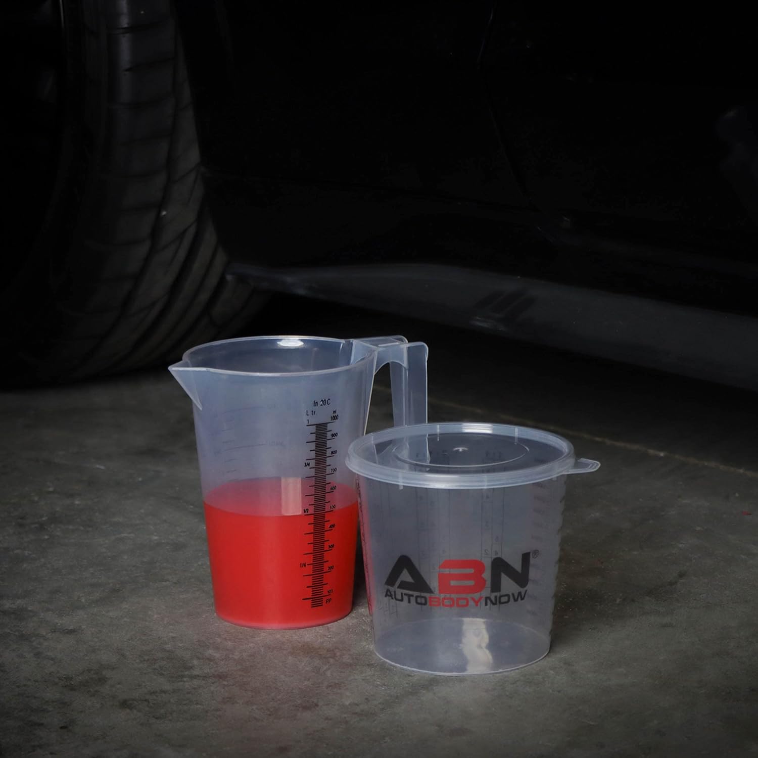 ABN 5 Piece Graduated Paint Mixing Pitchers, Quart and Gallon Sizes D2342