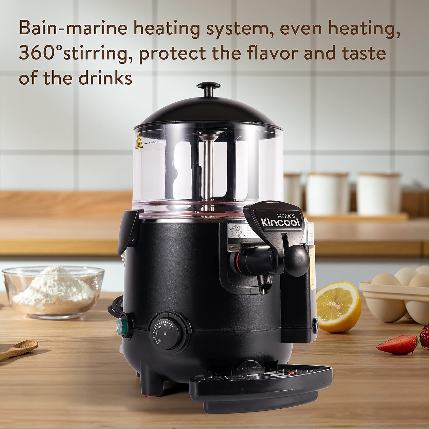 2.6 Gallon Hot Beverage Dispenser Automatic Hot Chocolate Maker Y286