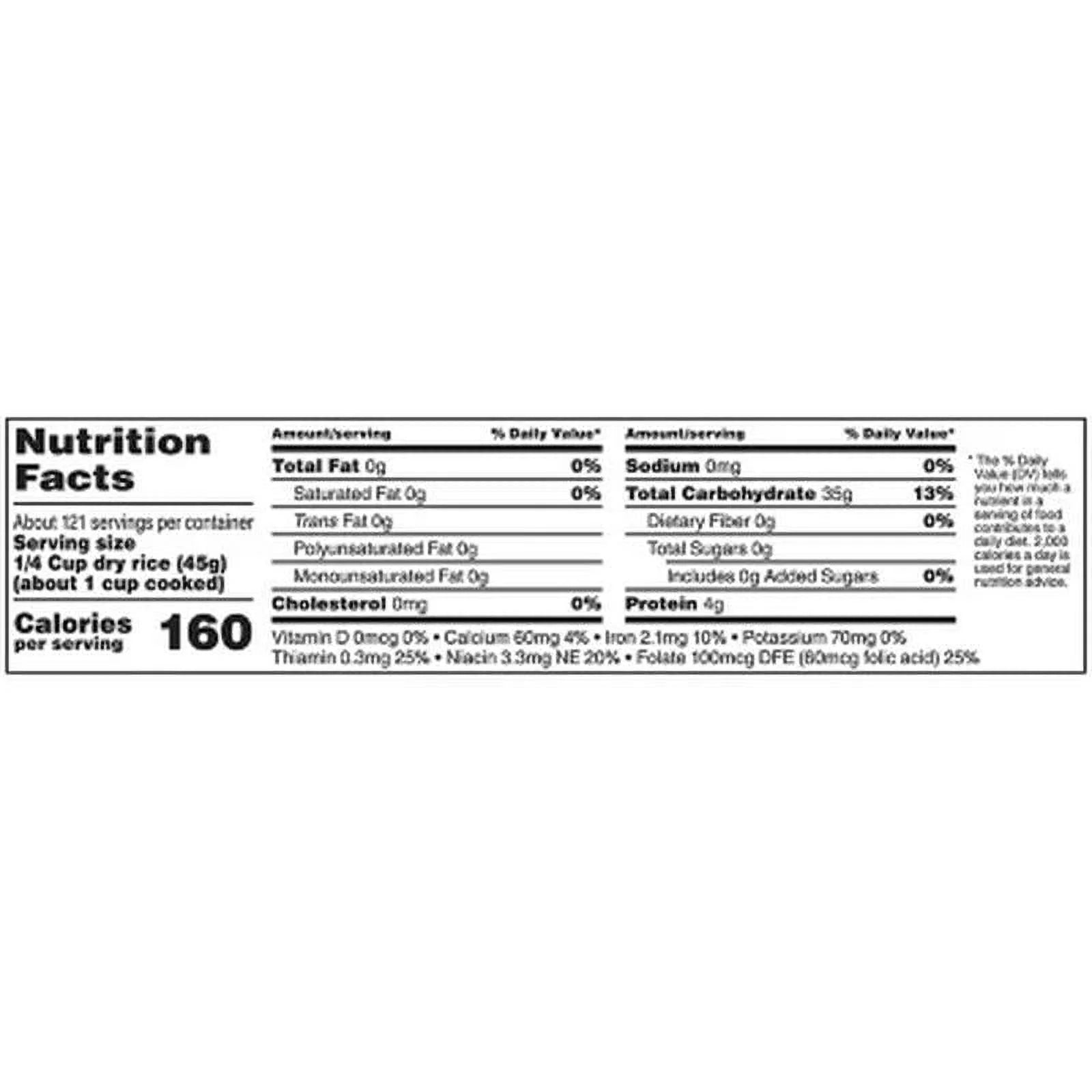 Ben'S Original Enriched Long Grain White Rice 12 Lbs W2554