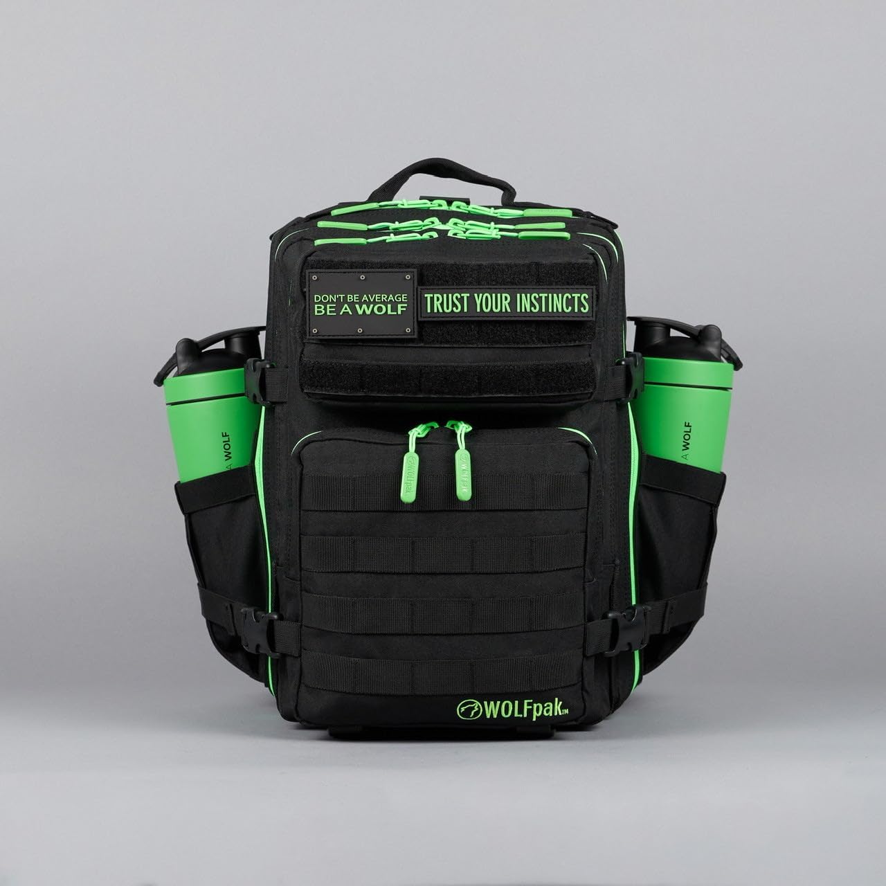 WOLFpak 25L Backpack Black Neon Green F56904