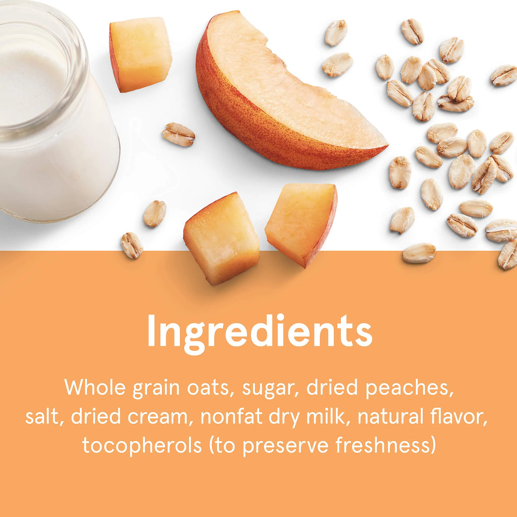Quaker Instant Oatmeal Peaches & Cream, 2 Pack D27572