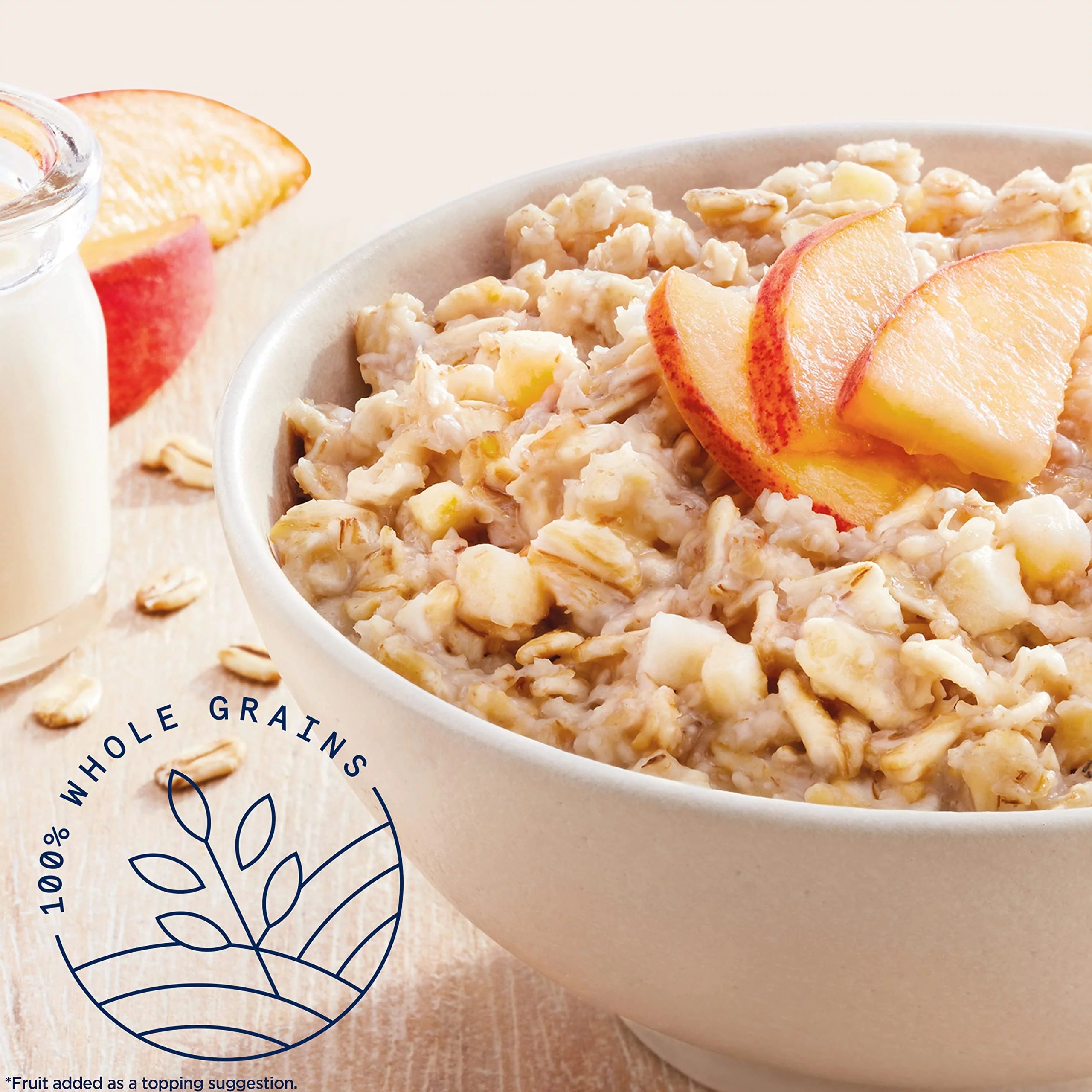 Quaker Instant Oatmeal Peaches & Cream, 2 Pack D27572