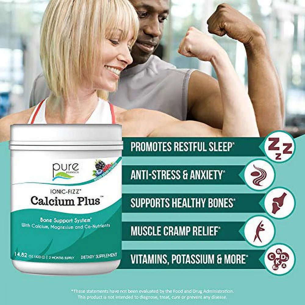 Pure Essence Labs Ionic Fizz Calcium Plus Mixed Berry 420g Z822