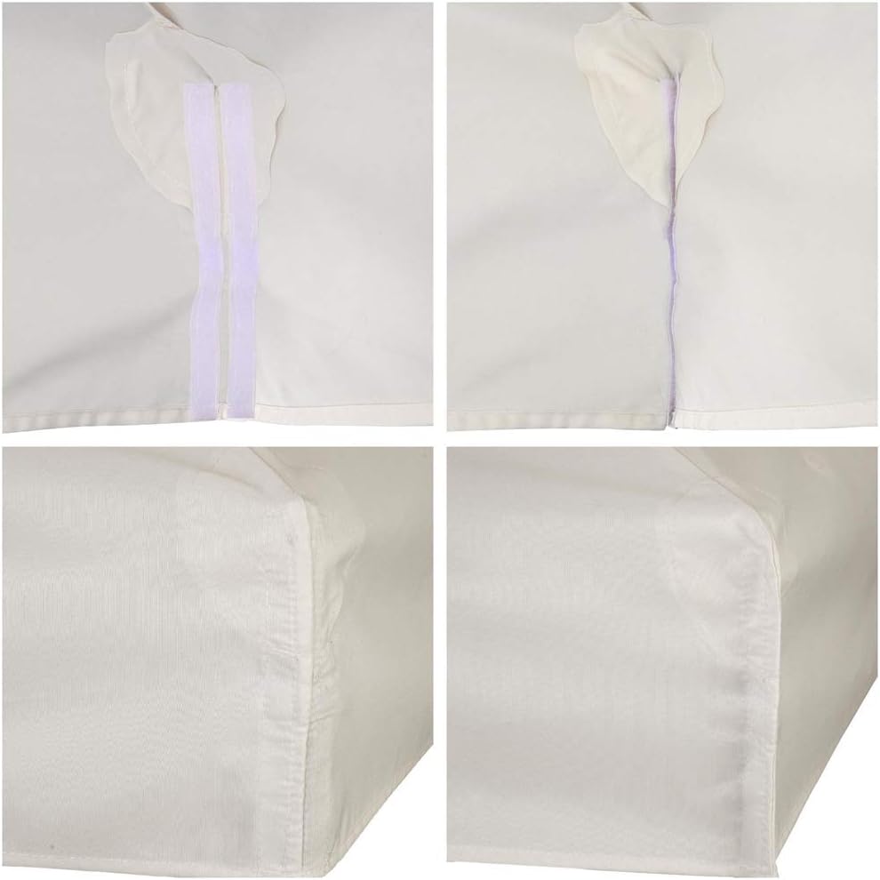 Yescom 10x10 Gazebo Top Replacement Mesh Net for 2 Tier Outdoor Canopy White B5680