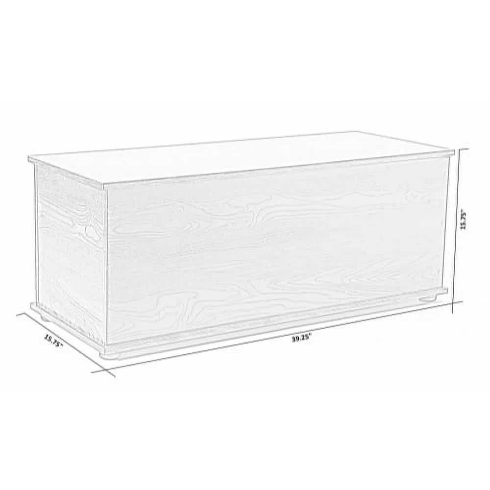 Wooden Toy Box Storage Organizer, Brown O46888