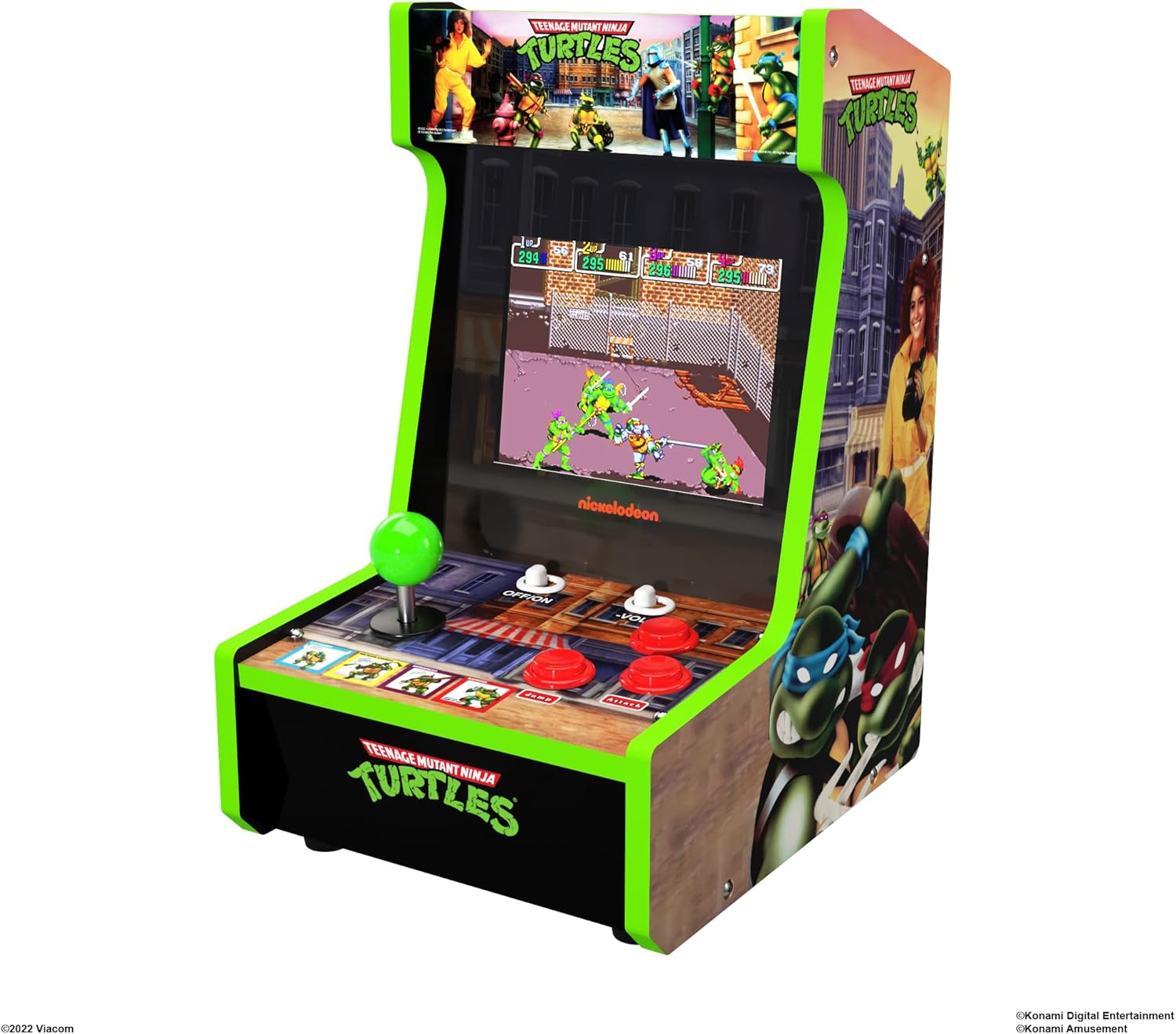 Arcade1UP Teenage Mutant Ninja Turtles Countercade 2-in-1 Arcade Machine J881148