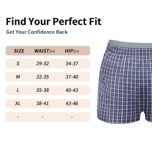 Washable Incontinence Boxer Briefs for Men, Leak Proof, 2 Pack H99755