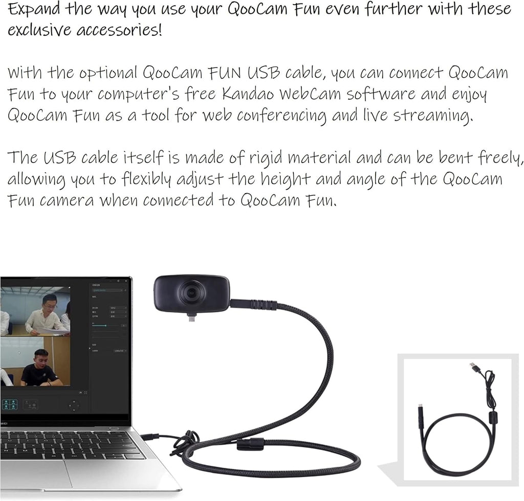 KanDao QooCam Fun Black 360 Camera for Smartphone U438