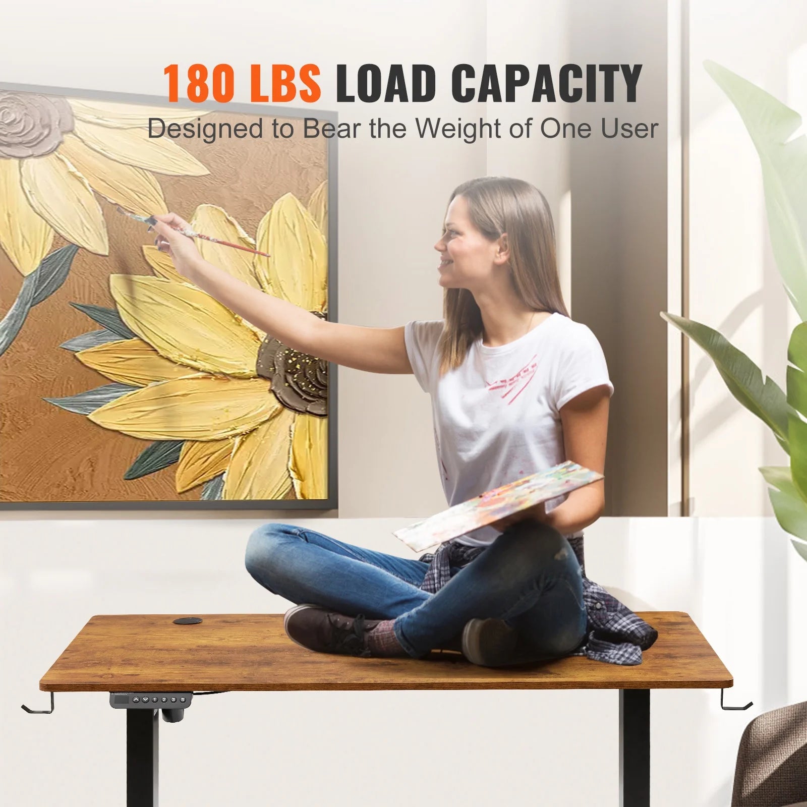 SKYSHALO Adjustable Height Electric Standing Desk K90227