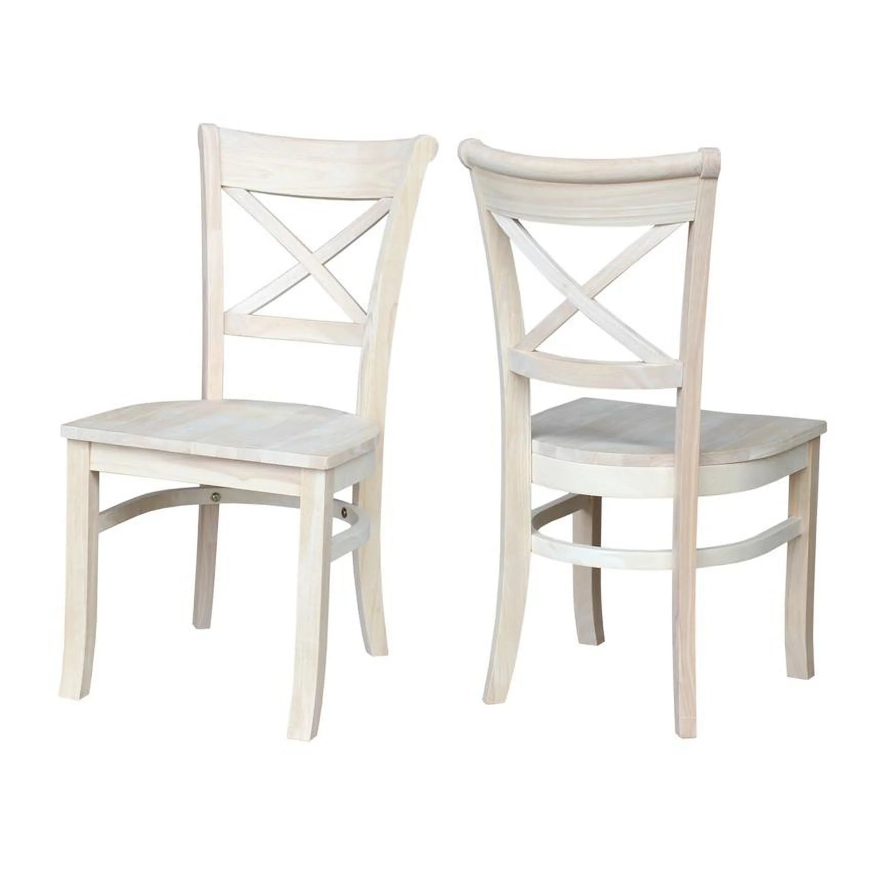 Set of Two Charlotte X-Back Chairs E533069