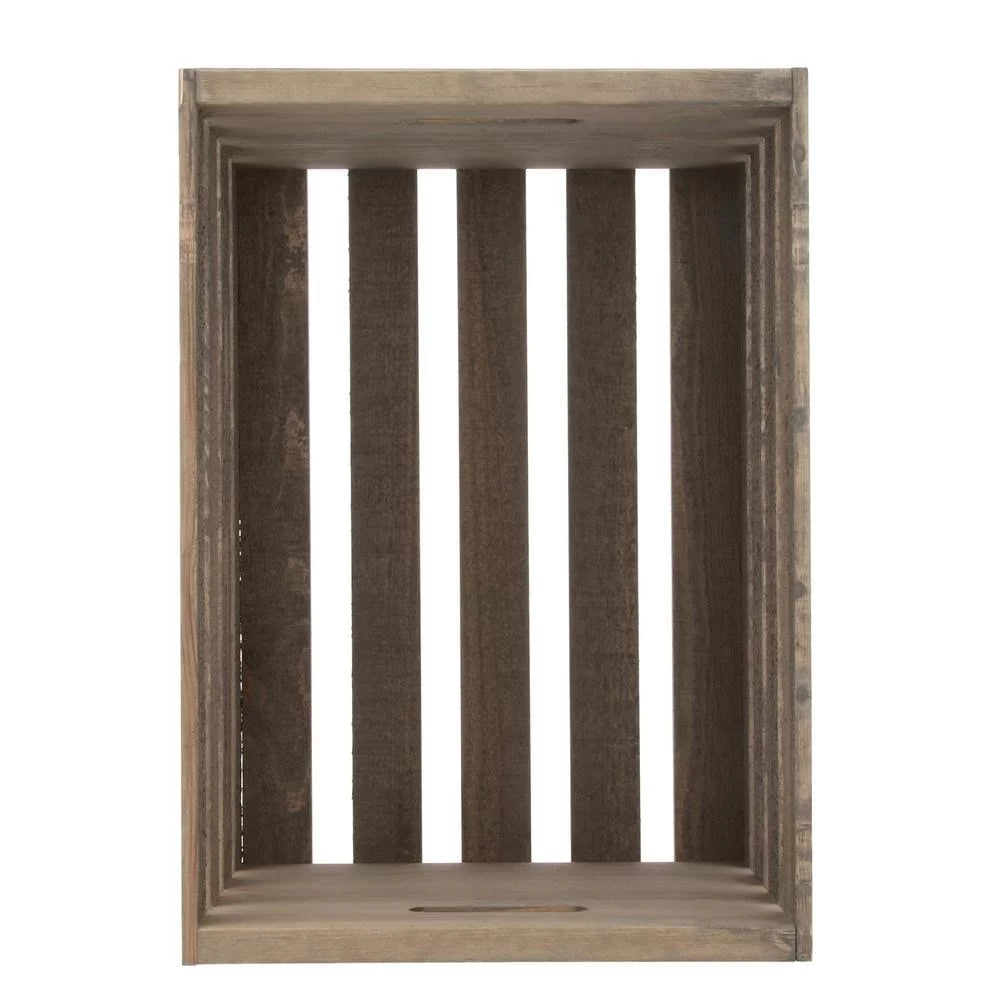 Large Crate in Weathered Gray P3811