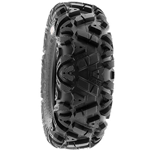 Set of 2 SunF A033 Power.I AT 25x8-12 ATV UTV Tires, 6 Ply Tubeless L949