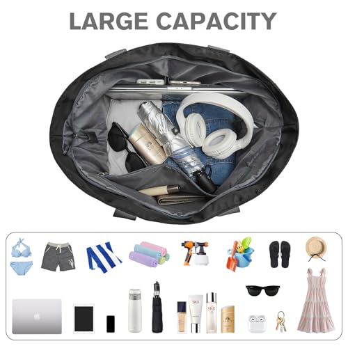 G4Free Waterproof Sandproof Beach Tote Bag for Women W4357