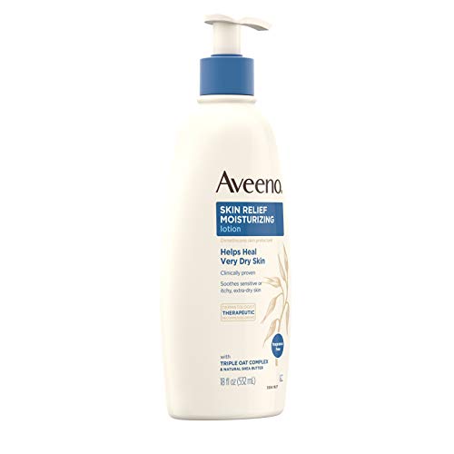 Aveeno Skin Relief Fragrance-Free Moisturizing Lotion for Sensitive Skin, 18 fl. oz E197