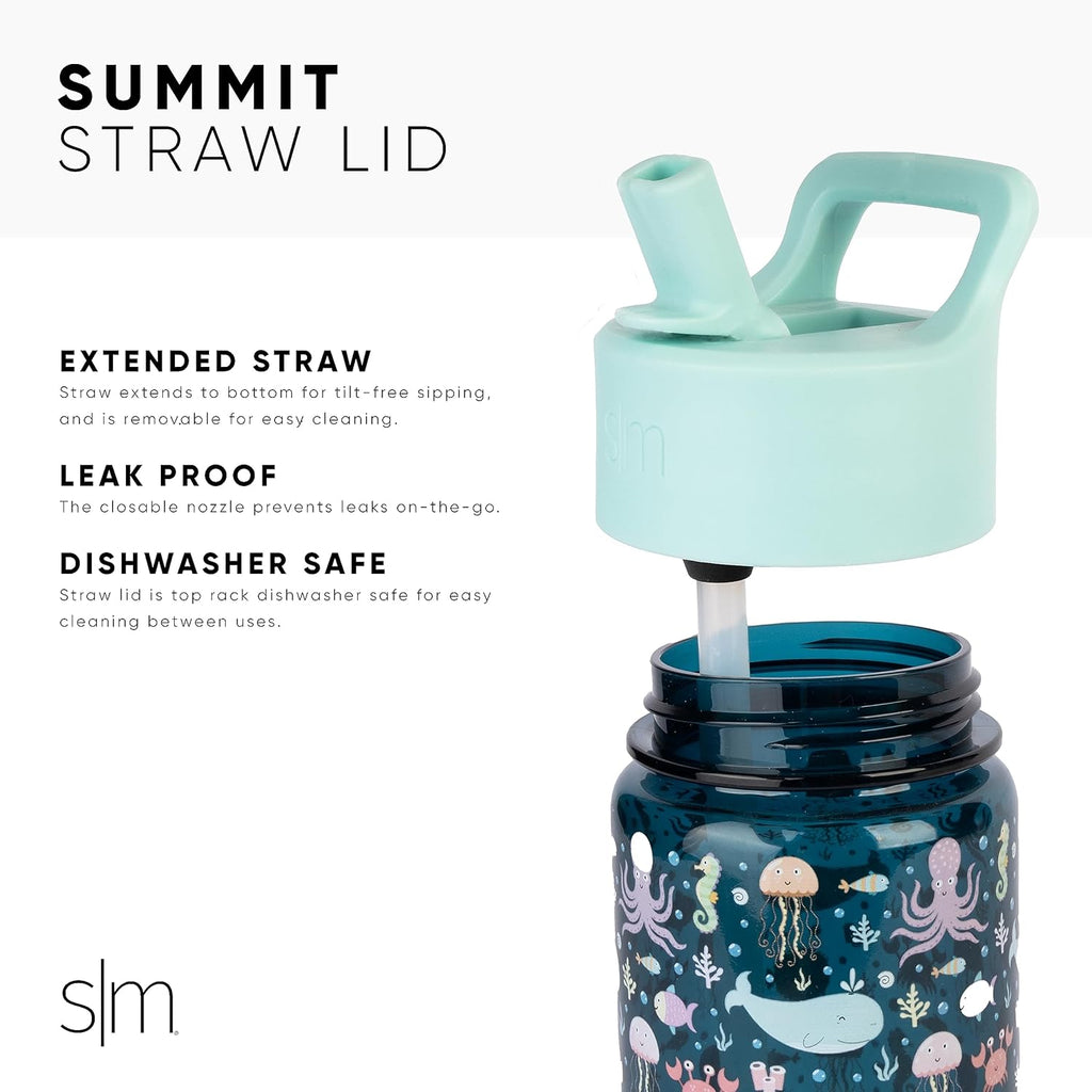 Simple Modern CoComelon Kids Water Bottle 12oz with Straw Lid V56600