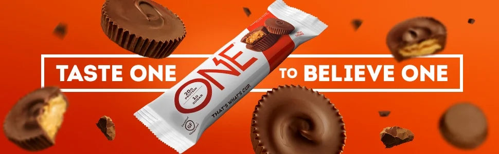 One Protein Supplement Bar, Peanut Butter Cup, 20g, 12 Count I17508