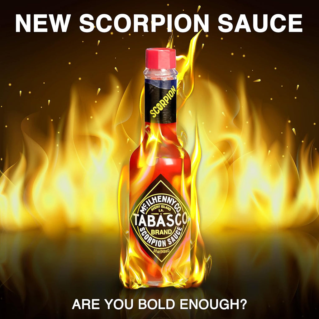 Tabasco Hot Sauce Scorpion Variety Pack, 2oz Bottles, 5 Flavors K57257