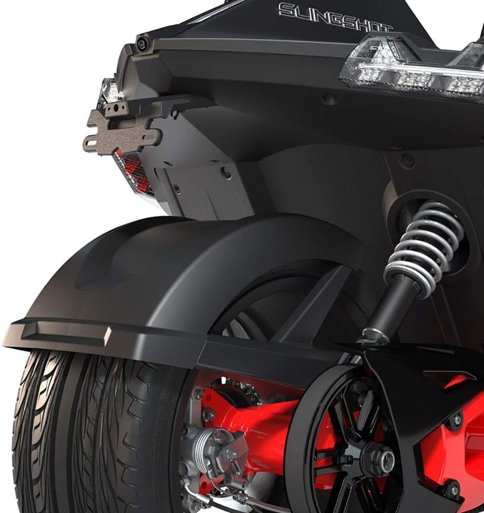 Polaris Stealth Black Rear Fender 305mm for Slingshot SL R GT C72081