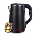 Electric Kettle Stainless Steel Tea Kettle Fast Boiling Cordless Water Kettle 1500W Electric Hot Water Kettle Tea Heater 1.8L with Auto Shut-Off & Boil-Dry Protection(Bpa-Free),Pink,Black (