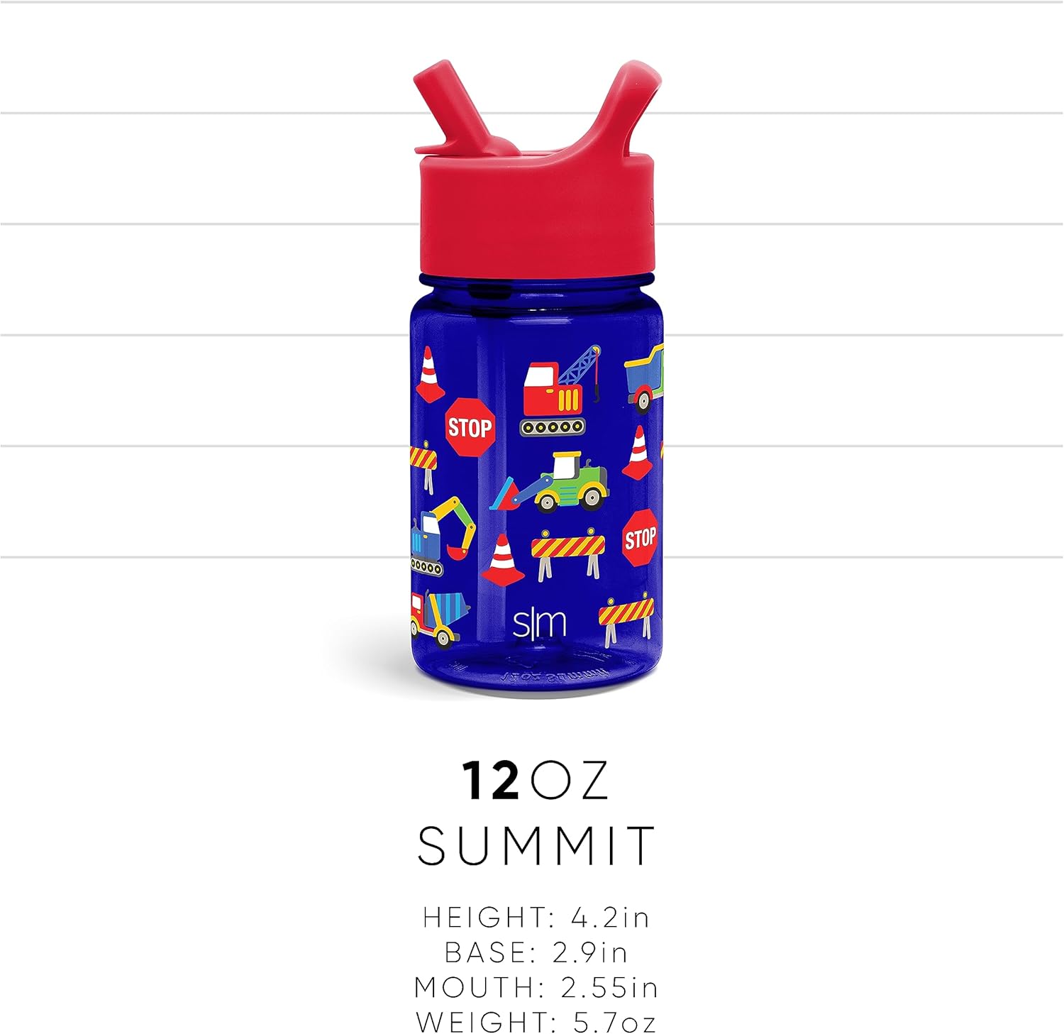 Simple Modern CoComelon Kids Water Bottle 12oz with Straw Lid V56600