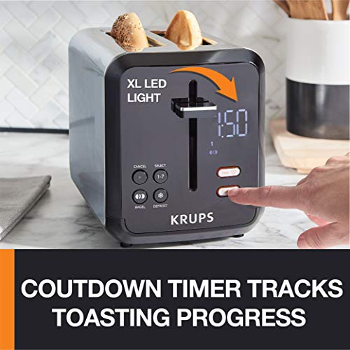 KRUPS Express 2 Slice Toaster Stainless Steel with Wide Slots A527241